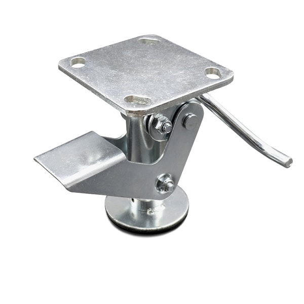 5" Kickbar Floor Truck Lock w/Top Plate